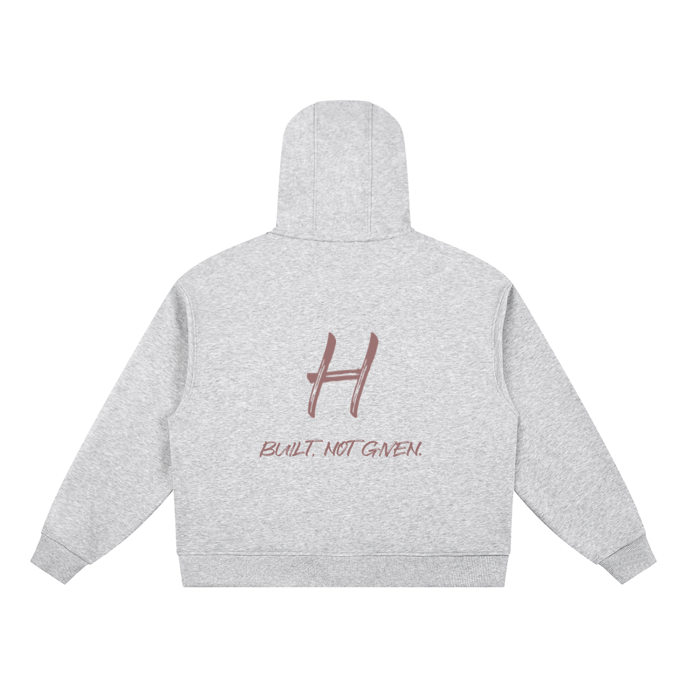 Boxy Button Placket Hoodie