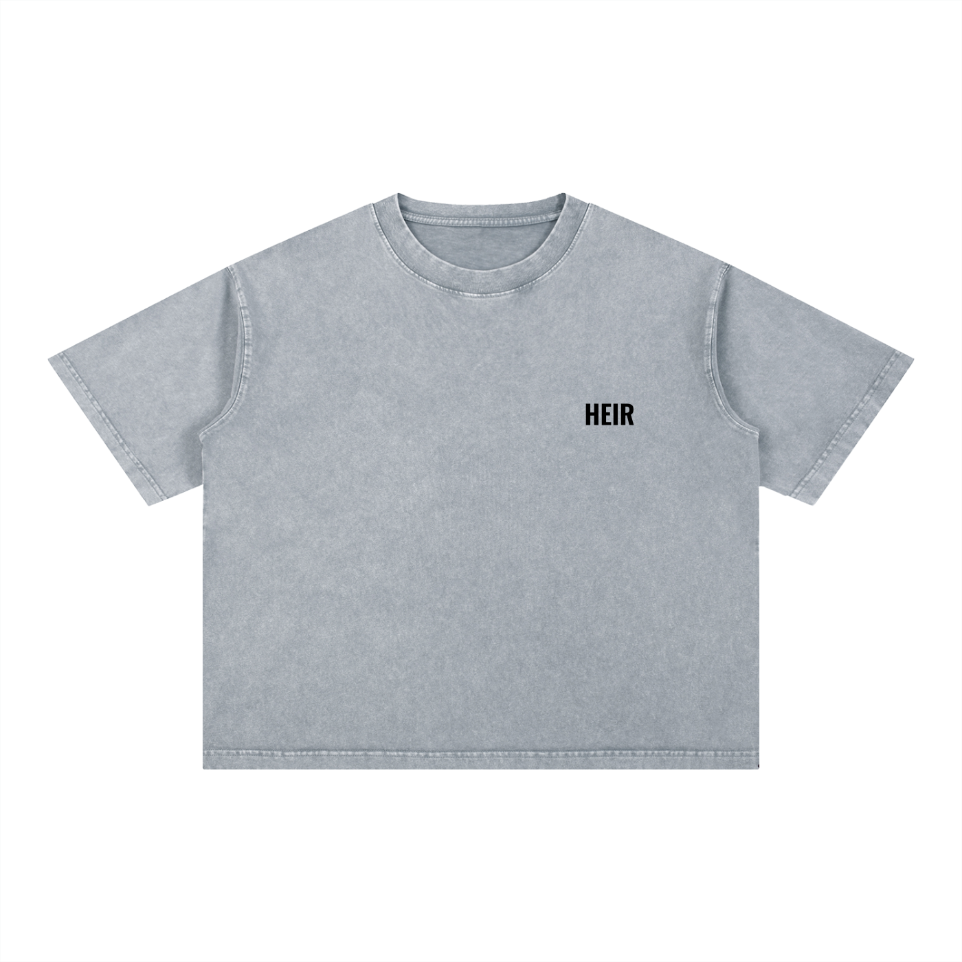 Mineral Wash Boxy Cotton T-Shirt