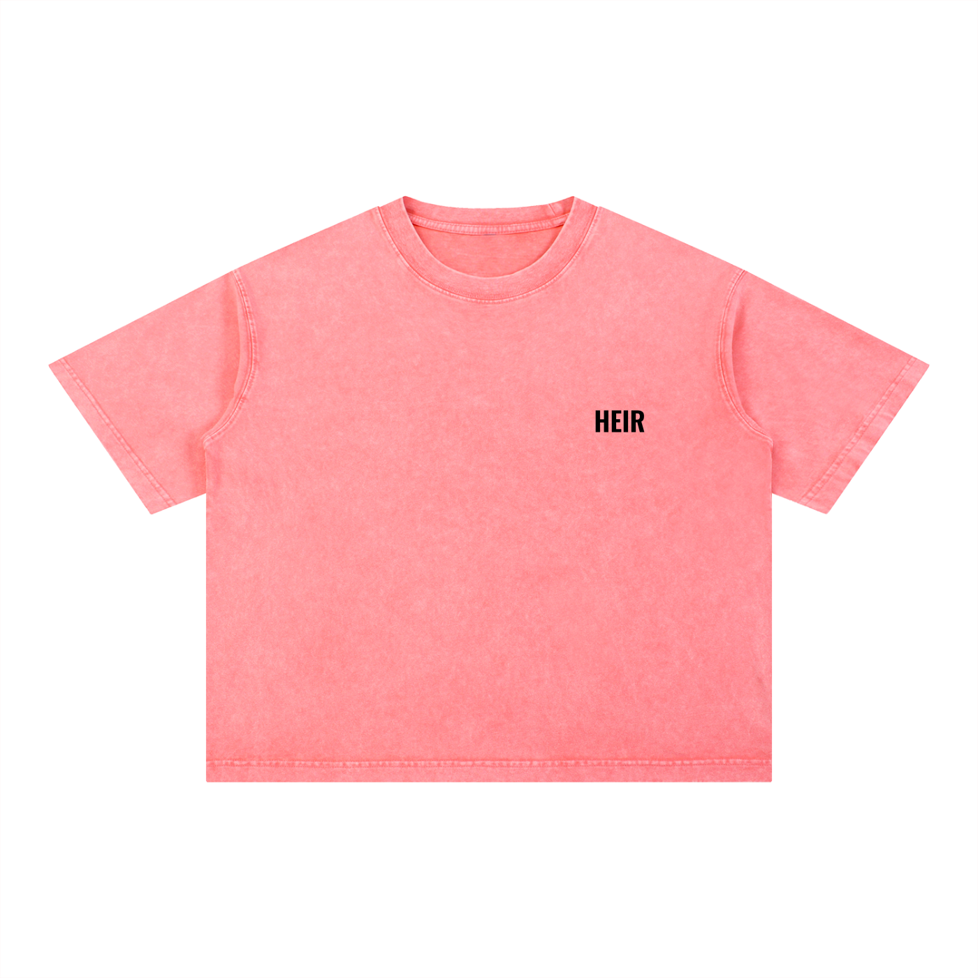 Mineral Wash Boxy Cotton T-Shirt