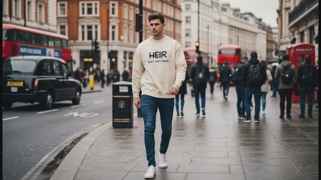 Knitted Round Neck Oversize Sweatshirt